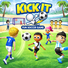 Play Kick It - Fun Soccer Game now!