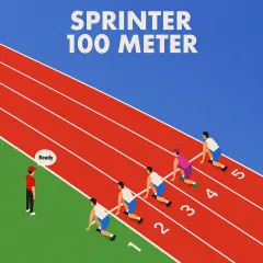 Play Game Sprinter 100 Meter